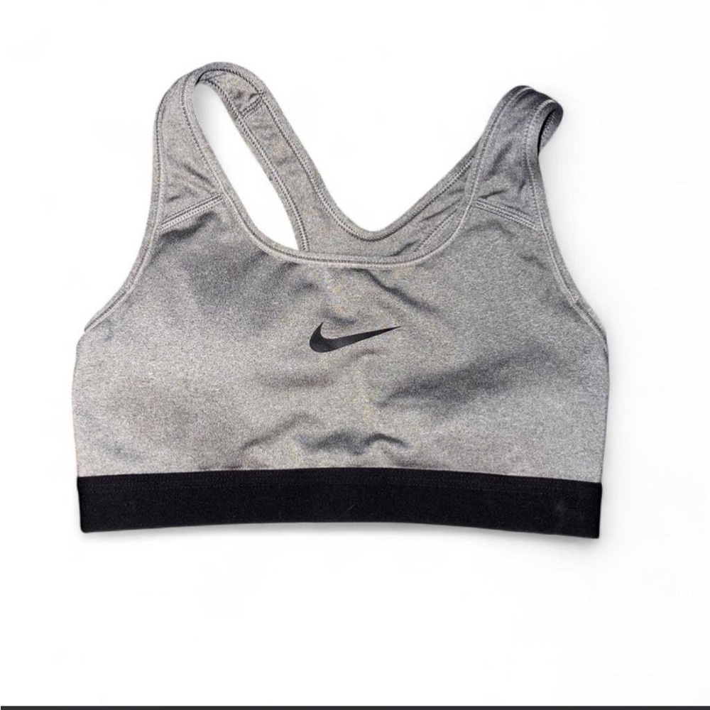 Nike Heather Gray Dri-FIT Sports Bra